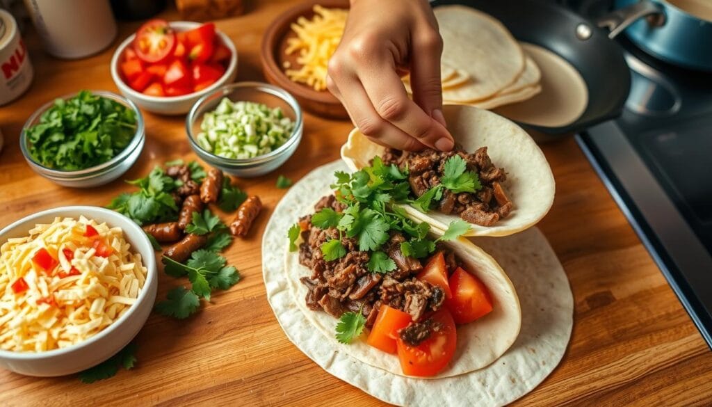 Authentic Beef Quesadillas